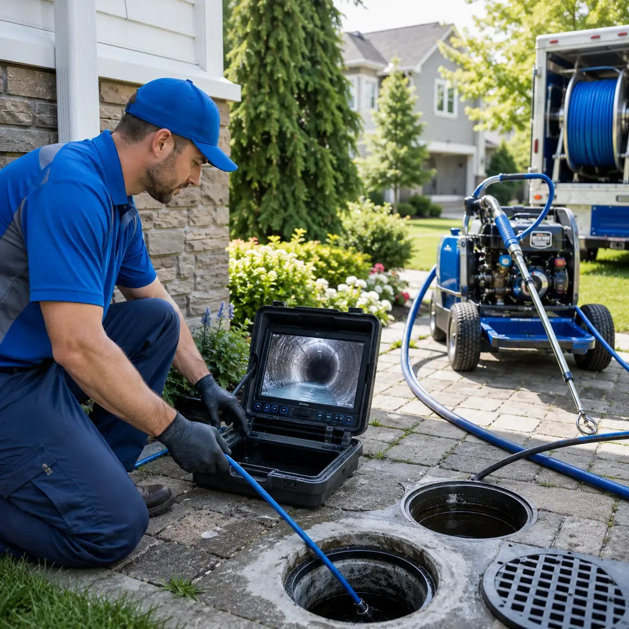 Outdoor drain cleaning professionals serving Lerna, IL